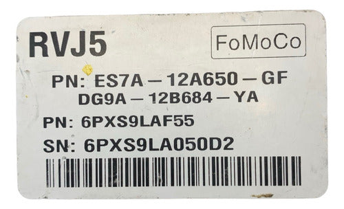 Computadora Ford Fusion 2.5l 14-16 Es7a-12a650-gf