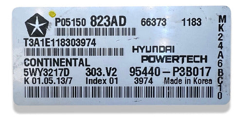Modulo Tcm Jeep Patriot 14-16 P05150823ad