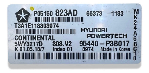 Modulo Tcm Jeep Patriot 14-16 P05150823ad