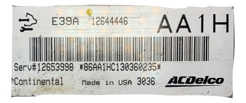 Computadora Chevrolet Impala 3.6l 2014 12644446 (aa1h)