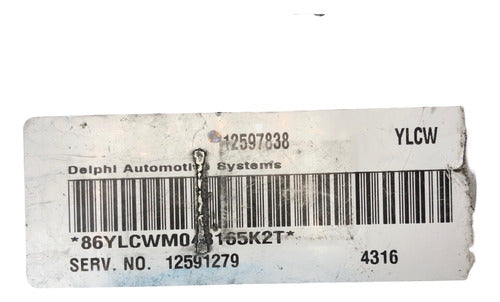 Computadora Pontiac G6 3.5l A/t 2005 12597838 (ylcw)