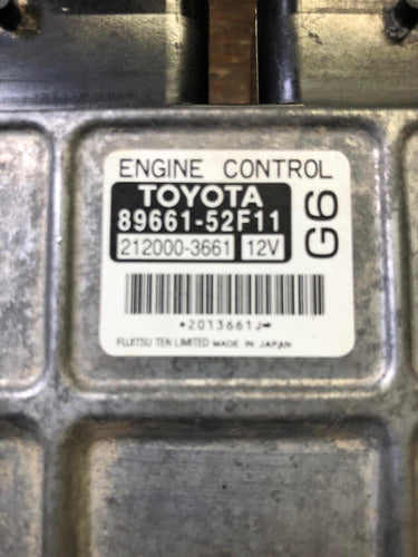 Computadora Toyota Yaris 06-08 1.5l A/t 89661-52f11