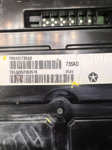 Velocímetro Cluster Dodge Ram 3500 2020 P68437735ad Negro