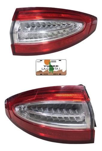 Calavera Par Ford Fusion 13-16 Ds73-13405-am Ambos Lados Rojo
