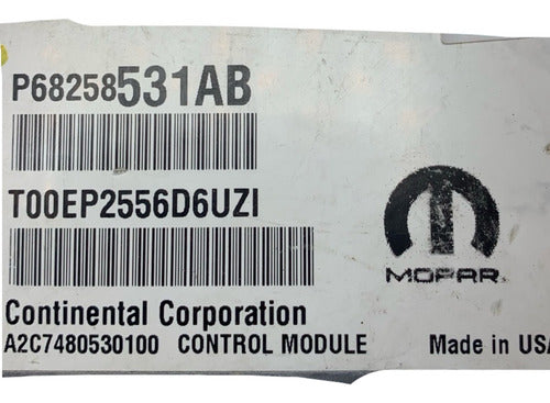 Computadora Jeep Cherokee 2.4l 2017 P68258531ab
