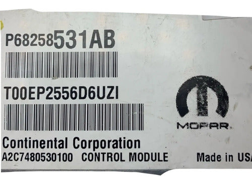 Computadora Jeep Cherokee 2.4l 2017 P68258531ab