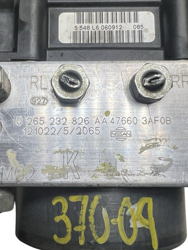 Módulo Abs Nissan Versa 2012-2016 47660 3af0b Plateado