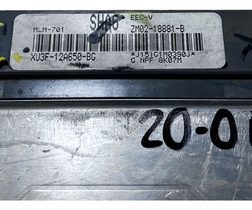 Computadora Mazda Protege 1.8l 1999 Xu3f-12a650-bg