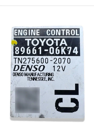 Pcm Computadora Toyota Camry 2.5l 12-14 89661-06k74 (cl)