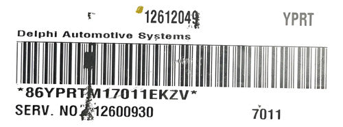 Computadora Pontiac Grand Prix 3.8l 2007 12612049 (yprt)