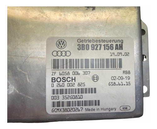 Modulo Tcm Vw Passat 1.8l Turbo A/t 2005 3b0 927 156 Ah