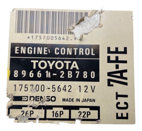 Computadora Toyota Celica 1994-1995 1.8l 89661-2b780