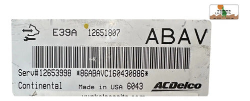 Computadora Chevrolet Equinox 2.4l 2016 12651807 (abav)