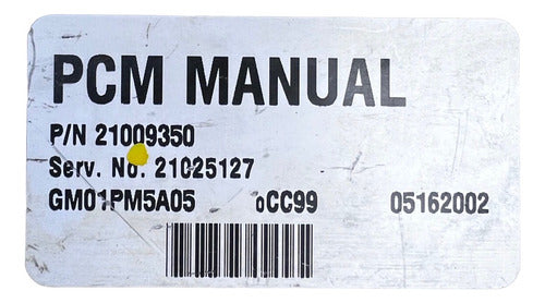 Computadora Saturn S Series 1.9l 00-02 21025127