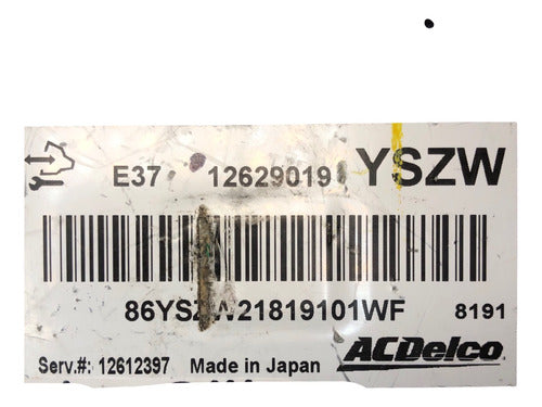 Computadora Chevrolet Malibu 2.4l 08-12 12629019 (yszw)