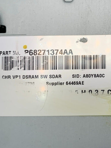 Estéreo Dodge Ram 1500 2017-2020 P68271374aa Negro