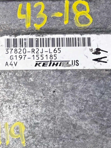 Computadora Honda Civic 1.8L 14-15 37820-R2J-L65 (4V)