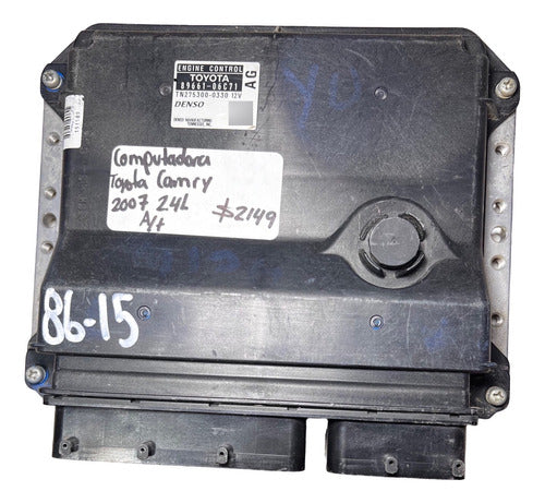 Computadora Toyota Camry 2.4l A/t 2007 89661-06c71 (ag)