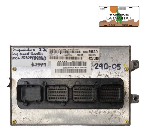 Computadora Jeep Grand Cherokee 3.7l 2006 P05094898ad