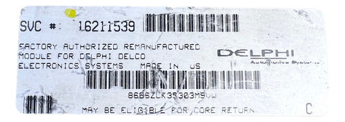 Computadora Pontiac Gran Am A/t 1996 16211539