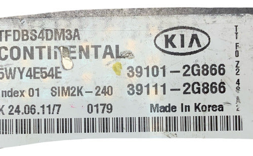 Computadora Kia Óptima 2.4l A/t 11-13 39101-2g866