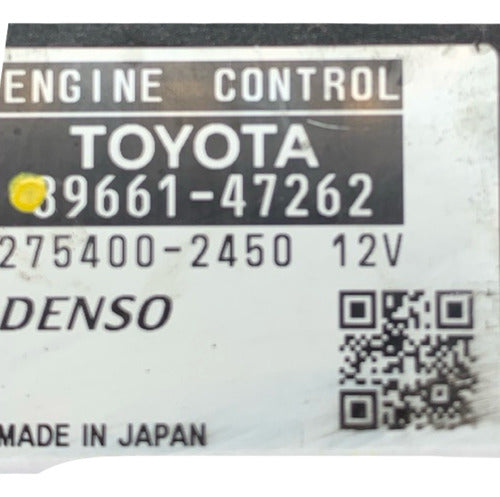 Computadora Toyota Prius Hybrid 1.8l 2010 89661-47262
