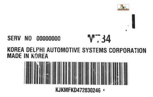 Computadora Suzuki Reno 2.0l 2008 96889675 (kj)