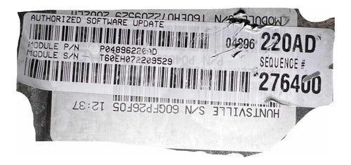 Computadora Dodge Intrepid 2.7l 2002 P04896220ad