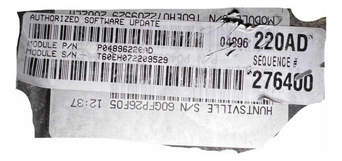 Computadora Dodge Intrepid 2.7l 2002 P04896220ad