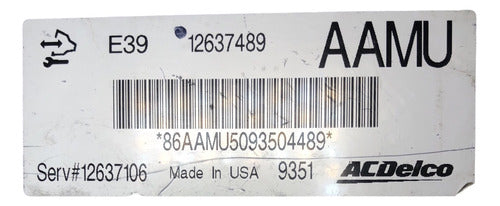 Computadora Chevrolet Equinox 10-11 12637489 (aamu)