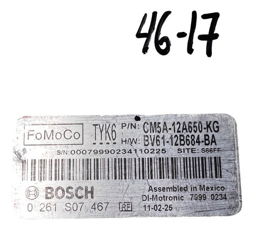 Computadora Ford Focus 2.0l 2012 Cm5a-12a650-kg