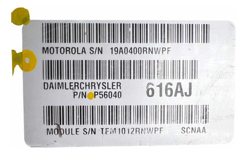 Computadora Dodge Durango 4.7L A/t 02-03 P56040616AJ