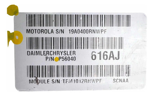 Pcm Computadora Dodge Durango 4.7l A/t 2002 P56040616aj