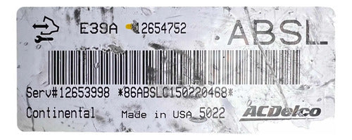 Pcm Computadora Chevrolet Camaro 3.6l 13-15 12654752 (absl)