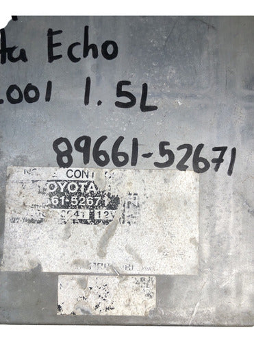 Computadora Toyota Echo 1.5l 2001 89661-52671