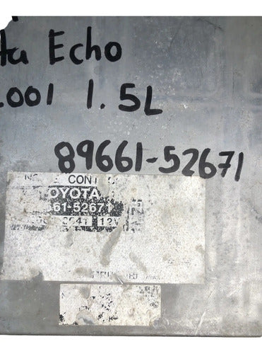 Computadora Toyota Echo 1.5l 2001 89661-52671