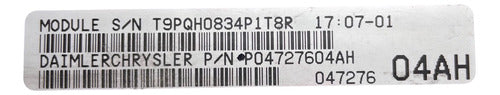 Modulo Bcm Chrysler Pacifica 3.5l A/t 2004 P04727604ah