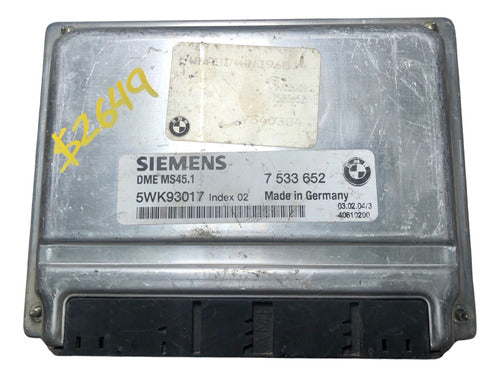 Computadora Bmw 325i 2004-05 V6 5wk93017