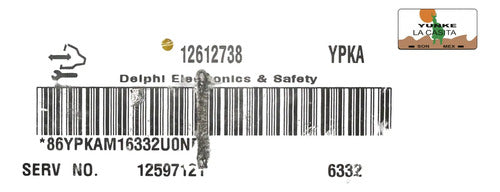 Computadora Saturn Aura Xe 3.5l A/t 2007 12612738 (ypka)