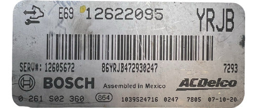 Computadora Cadillac CTS 3.6L 08-09 12622095 (YRJB)