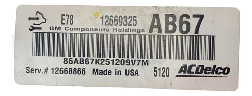 Computadora Chevrolet Cruze 1.4l 2015 12669325 (ab67)