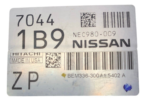 Computadora Nissan Versa 1.6L 14-17 BEM336-300 A1 (ZP)