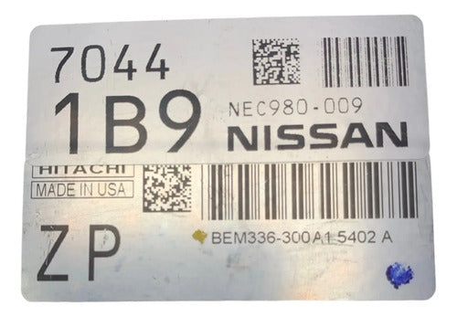 Pcm Computadora Nissan Versa 1.6l 14-17 Bem336-300 P3