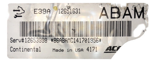 Computadora Chevrolet Malibu 3.6l 13-16 12651631 (abam)