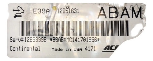 Pcm Computadora Chevrolet Malibu 3.6l 13-16 12651631 (abam)