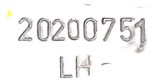 Calavera Lh Fiat Linea 2008 20200751 Izquierdo/conductor Rojo