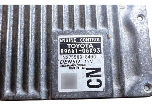 Computadora Toyota Camry 2.5l 2012-13 89661-06k93 (cn)