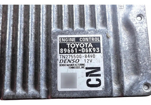 Pcm Computadora Toyota Camry 2.5l 2012-13 89661-06k93 (cn)