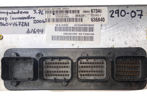 Computadora Jeep Commander 3.7l 2006 P56044673ai