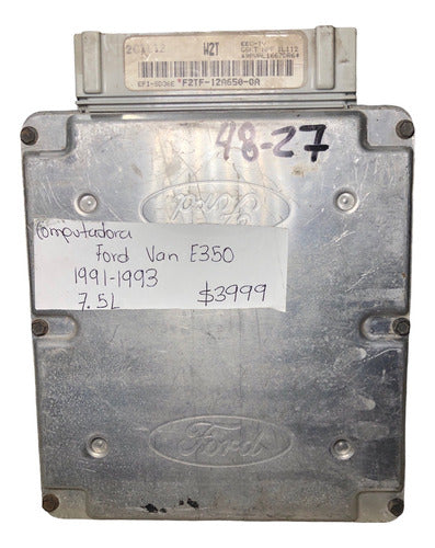 Computadora Ford Van E350 7.5l 91-93 F2tf-12a650-ga